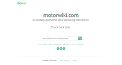 Desktop Screenshot of motorwiki.com