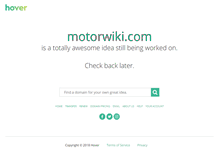 Tablet Screenshot of motorwiki.com